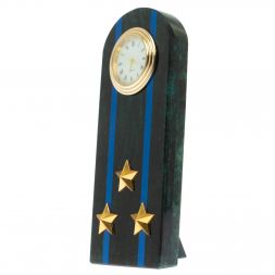 Часы-погон "Полковник МЮ" камень змеевик