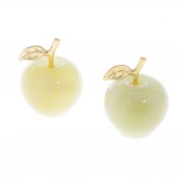 Яблоко сувенирное камень оникс зеленый 3,2х4 см (1,25)