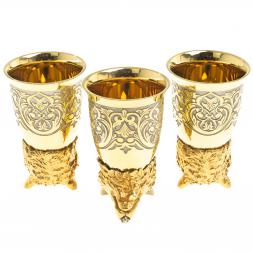 Стопки перевертыши "Волк" 60 мл 3 шт Златоуст