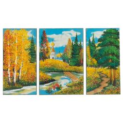 Картина модульная из камня "Осень" 30х50 см