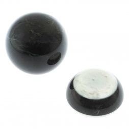 Шар 9 см на подставке из темного змеевика