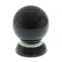 Шар 9 см на подставке из темного змеевика