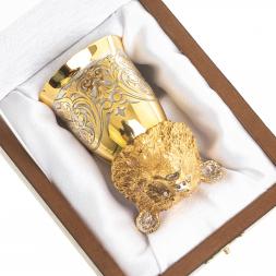 Стопка перевертыш "Медведь" 60 мл Златоуст