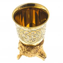 Стопка перевертыш "Медведь" 60 мл Златоуст