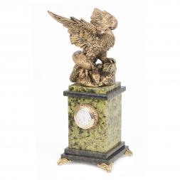 Часы "Орел" змеевик