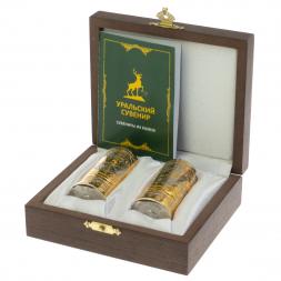 Набор из двух стопок "Олень" 40 мл Златоуст