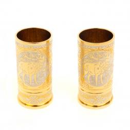 Набор из двух стопок "Лось" 40 мл Златоуст