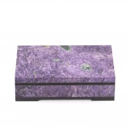 Шкатулка из натурального чароита "Открытие" 16,5х11х5 см