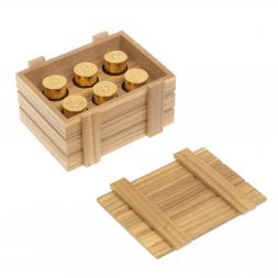 Набор стопок "Охота" в ящике Златоуст