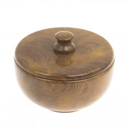 Сахарница из рифейского мрамора 11,5х11,5х8,5 см