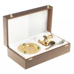 Кофейная пара "Малахитовая" 200 мл Златоуст