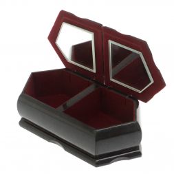 Шкатулка с двумя отделениями "Хозяйка медной горы / Осенний пейзаж" 20х10х7,5 см